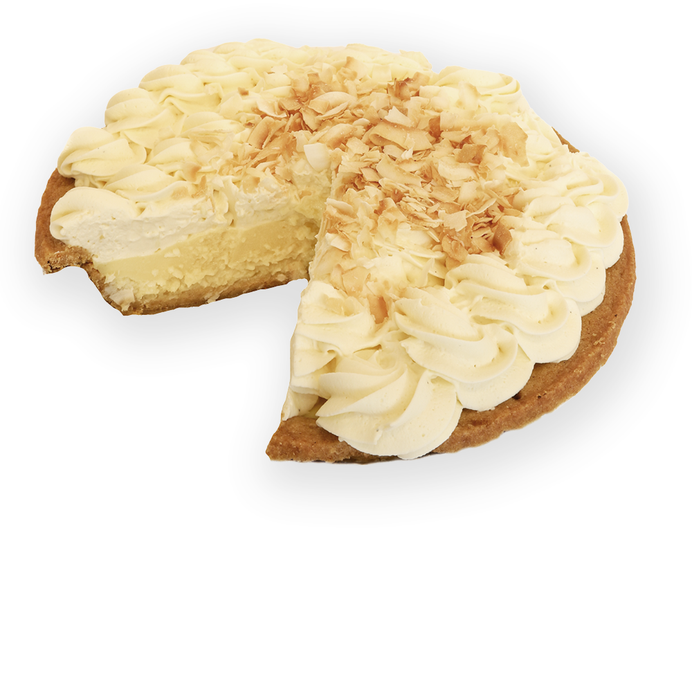 Coconut Custard Cream Pie
