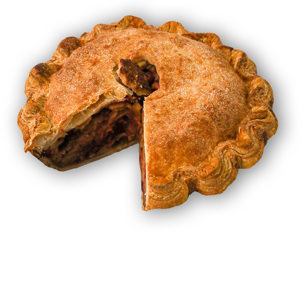 Vegan Apple Cranberry Pie
