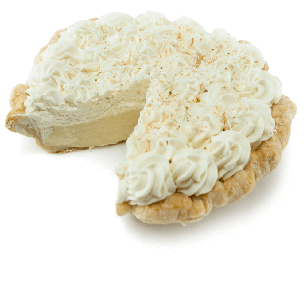 Sliced Coconut Cream Pie from The Pie Hole