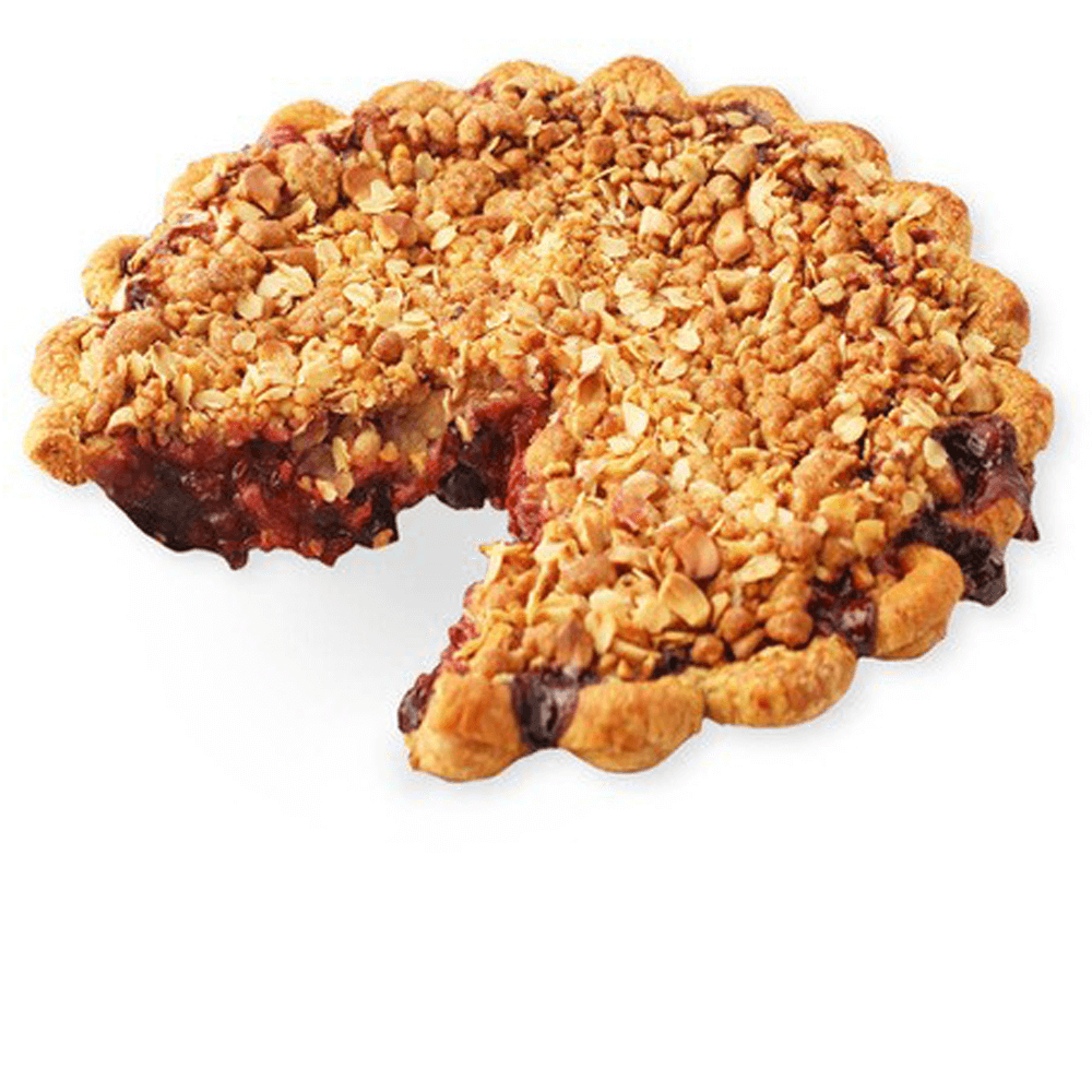 Sliced Granola Triple Berry Crumble from The Pie Hole
