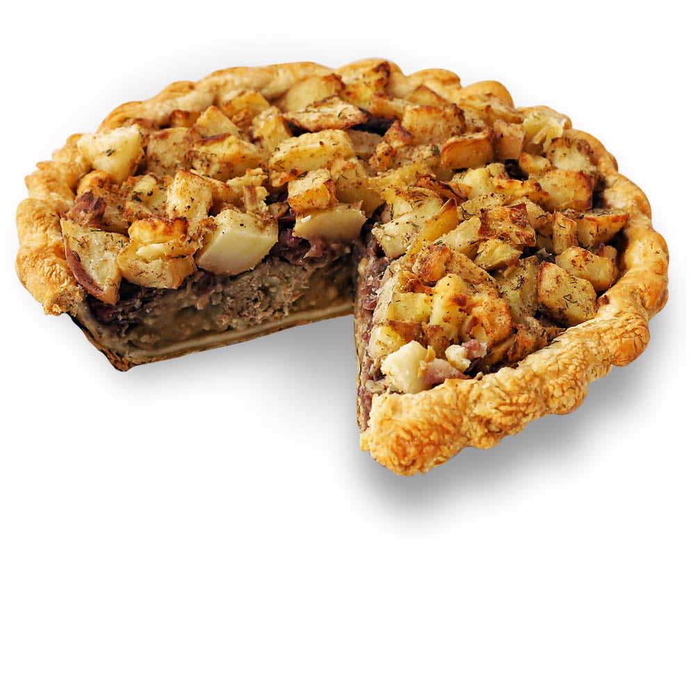 Sliced Swedish Meatball Pie from The Pie Hole