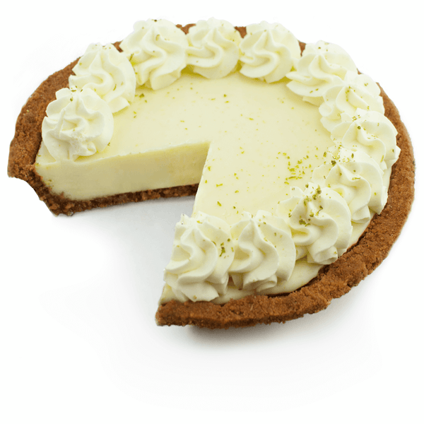 Sliced Gluten Free Key Lime Pie from The Pie Hole