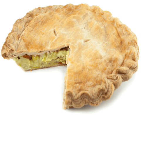 Sliced Vegan Thai Tofu Pie from The Pie Hole